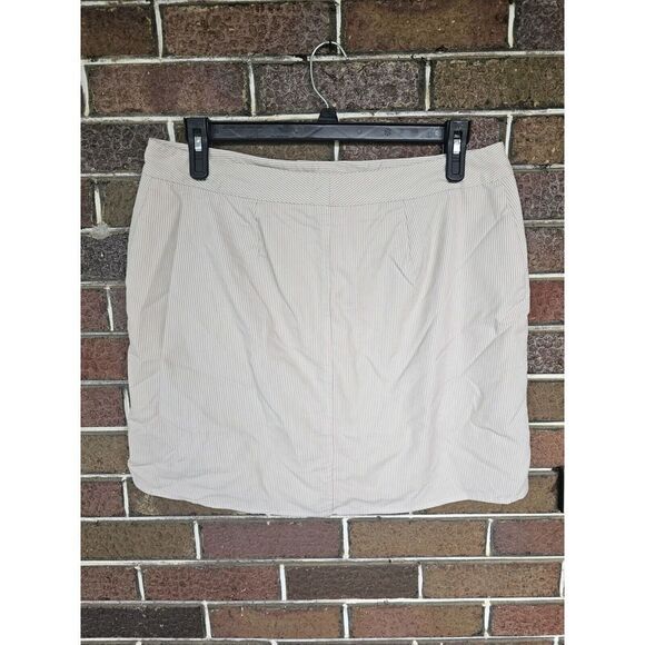 Briggs New York SKORT Womens Sz 16 Stretch Skirt Shorts Golf Tennis Stripe - Picture 2 of 6